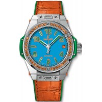 Replik-Uhr Hublot Big Bang One Click Pop Art Stahl Orange 465.SO.5179.LR.1206.POP16