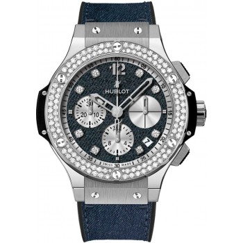 Replika Uhr Hublot Big Bang Glossy Jeans Diamanten 341.SX.2710.NR.1104.JEANS14