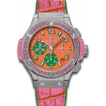 Replica Uhren Hublot Big Bang Pop Art Stahl Rose 341.SP.4779.LR.1233.POP15