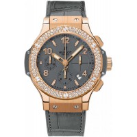 Replika Uhr Hublot Big Bang Earl Grey Diamanten 41mm 341.PT.5010.LR.1104