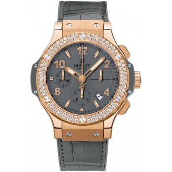 Replika Uhr Hublot Big Bang Earl Grey Diamanten 41mm 341.PT.5010.LR.1104