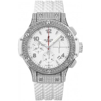 Replik-Uhr Hublot Big Bang Steel White Pave 41mm 342.SE.230.RW.174