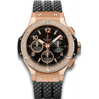 Replika Uhr Hublot Big Bang Gold Diamanten 41mm 341.PX.130.RX.114