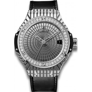 Replika Uhr Hublot Big Bang Steel Caviar Diamonds 41mm 346.SX.0870.VR.1204