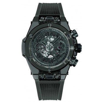 Replica Uhren Hublot Big Bang Unico Saphir All Black 411.JB.4901.RT