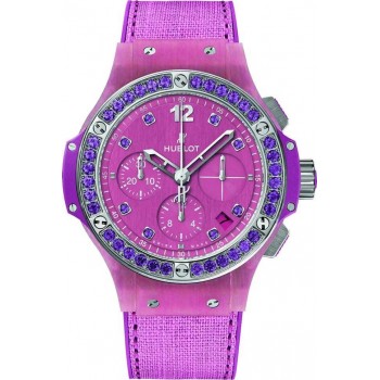 Replik-Uhr Hublot Big Bang Tutti Frutti Leinen Lila 341.XP.2770.NR.1205