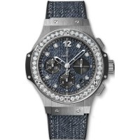 Replika Uhr Hublot Big Bang Jeans Stahl Diamonds 41mm 341.SX.2770.NR.1204.JEANS