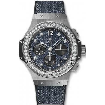 Replika Uhr Hublot Big Bang Jeans Stahl Diamonds 41mm 341.SX.2770.NR.1204.JEANS