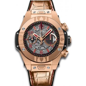 Replica Uhren Hublot Big Bang Unico World Poker Tour King Gold 411.OX.1180.LR.WPT15