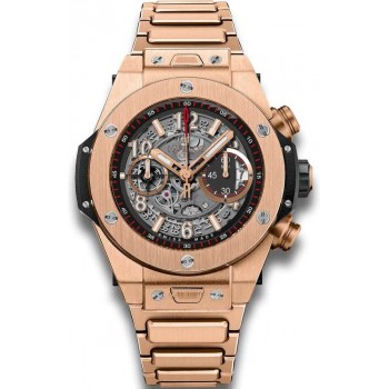 Replik-Uhr Hublot Big Bang Unico King Gold Armband 411.OX.1180.OX