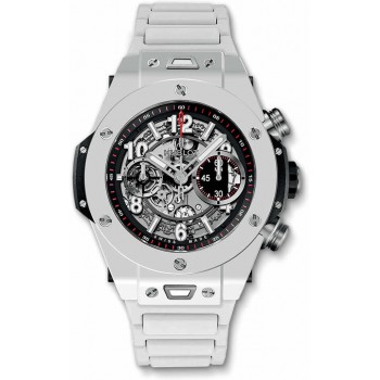 Replik-Uhr Hublot Big Bang Unico Weißes Keramikarmband 411.HX.1170.HX