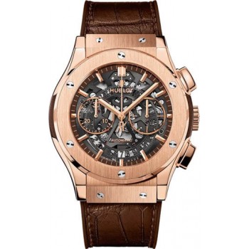 Replica Uhren HUBLOT AERO CHRONOGRAPH KING GOLD BROWN 525.OX.3280.LR