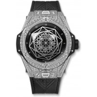 Replik-Uhr Hublot Big Bang Sang Bleu Titanium Pavé 415.NX.1112.VR.1704.MXM17