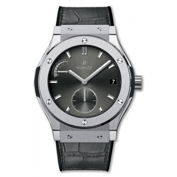 Replica Uhren Hublot Gangreserve Titanium Racing Grey 45 mm 516.NX.7070.LR