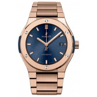 Replik-Uhr Hublot Blue King Goldarmband 45 mm 510.OX.7180.OX