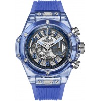 Replik-Uhr Hublot Big Bang Unico Blauer Saphir 411.JL.4809.RT