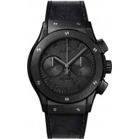 Replik-Uhr Hublot Classic Fusion Chronograph Berluti Scritto All Black 521.CM.0500.VR.BER17