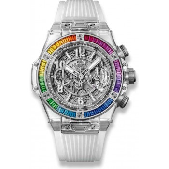 Replik-Uhr Hublot Big Bang Unico Saphir Regenbogen 411.JX.4803.RT.4099