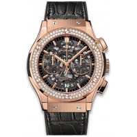 Replika Uhr Hublot Classic Fusion Aerofusion King Gold Diamonds 525.OX.0180.LR.1104