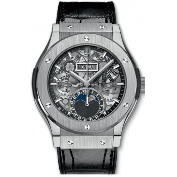 Replik-Uhr Hublot Classic Fusion Aerofusion Moonphase Titanium 547.NX.0170.LR