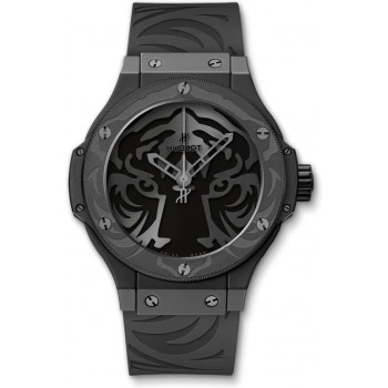 Replik-Uhr Hublot Big Bang Black Jaguar White Tiger Foundation All Black316.CI.1410.RX.BJW16