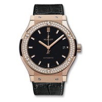 Replik-Uhr Hublot Classic Fusion King Gold Diamonds 511.OX.1181.LR.1104