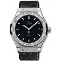 Replik-Uhr Hublot Classic Fusion Titanium Diamanten 42mm542.NX.1171.LR.1104