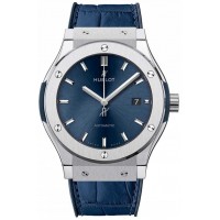 Replika Uhr Hublot Classic Fusion Titanblau 42mm542.NX.7170.LR