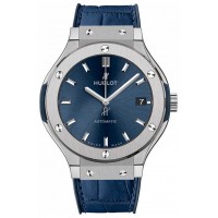 Replika Uhr Hublot Classic Fusion Titanblau 38mm565.NX.7170.LR