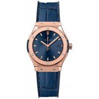 Replika Uhr Hublot Classic Fusion Roségold Quarz 581.OX.7180.LR