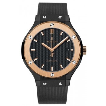 Replika Uhr Hublot Classic Fusion Keramik Gold 565.CO.1781.RX