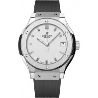 Replik-Uhr Hublot Classic Fusion Titan Opalin 33mm 582.NX.2610.RX