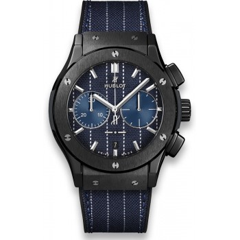 Replik-Uhr Hublot Classic Fusion Chronograph Italia Independent Nadelstreifen Keramik 521.CM.2707.NR.ITI18