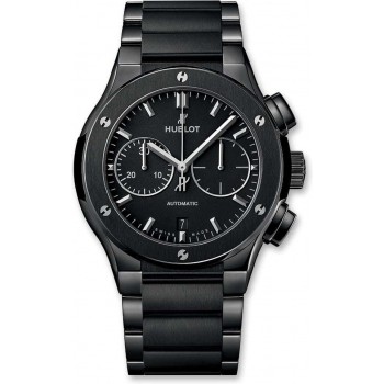 Replik-Uhr Hublot Classic Fusion Chronograph Black Magic Armband 45mm 520.CM.1170.CM