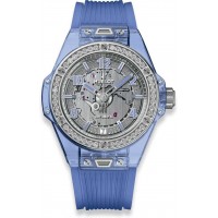 Replik-Uhr Hublot Big Bang One Click Blauer Saphir Diamanten 39mm 465.JL.4802.RT.1204