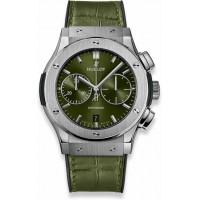 Replik-Uhr Hublot Classic Fusion Chronograph Titangrün 45mm 521.NX.8970.LR