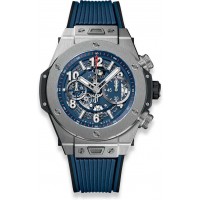 Replika Uhr Hublot Big Bang Unico Titanblau 411.NX.5179.RX