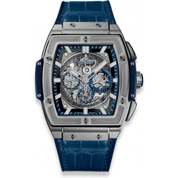 Replik-Uhr Hublot Spirit of Big Bang Titanblau 45mm 601.NX.7170.LR