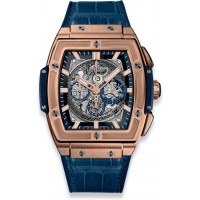 Replica Uhren Hublot Spirit of Big Bang King Gold Blau 45mm 601.OX.7180.LR