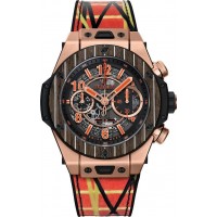 Replik-Uhr Hublot Big Bang Unico Teak Italia Independent 411.OQ.1189.NR.ITI18