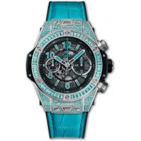 Replica Uhren Hublot Big Bang Unico Weißgold Paraiba 411.WX.1179.LR.0919