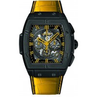 Replika Uhr Hublot Spirit of Big Bang Ganz Schwarz Gelb 601.CY.0190.LR