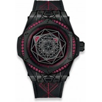 Replik-Uhr Hublot Big Bang Sang Bleu Alle Schwarz Rot 39mm 465.CS.1119.VR.1202.MXM18