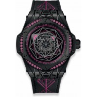 Replica Uhren Hublot Big Bang Sang Bleu All Black Pink 39mm 465.CS.1119.VR.1233.MXM18