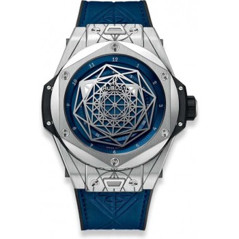 Replik-Uhr Hublot Big Bang Sang Bleu Titanblau 45mm 415.NX.7179.VR.MXM18