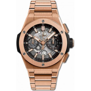 Replik-Uhr Hublot Big Bang Rose 'King' Gold Integral Armband 42mm 451.OX.1180.OX