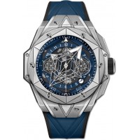 Replica Uhren Hublot Big Bang Unico Sang Bleu II Titanblau 418.NX.5107.RX.MXM20