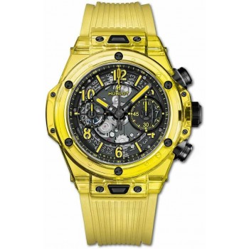 Replika Uhr Hublot Big Bang Unico Gelber Saphir 42mm 441.JY.4909.RT