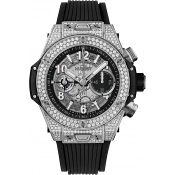 Replik-Uhr Hublot Big Bang Unico Titanium Pave 44mm 421.NX.1170.RX.1704