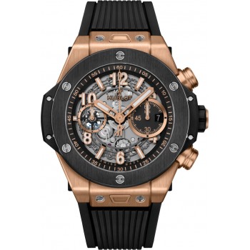 Replik-Uhr Hublot Big Bang Unico King Gold Keramik 44mm 421.OM.1180.RX